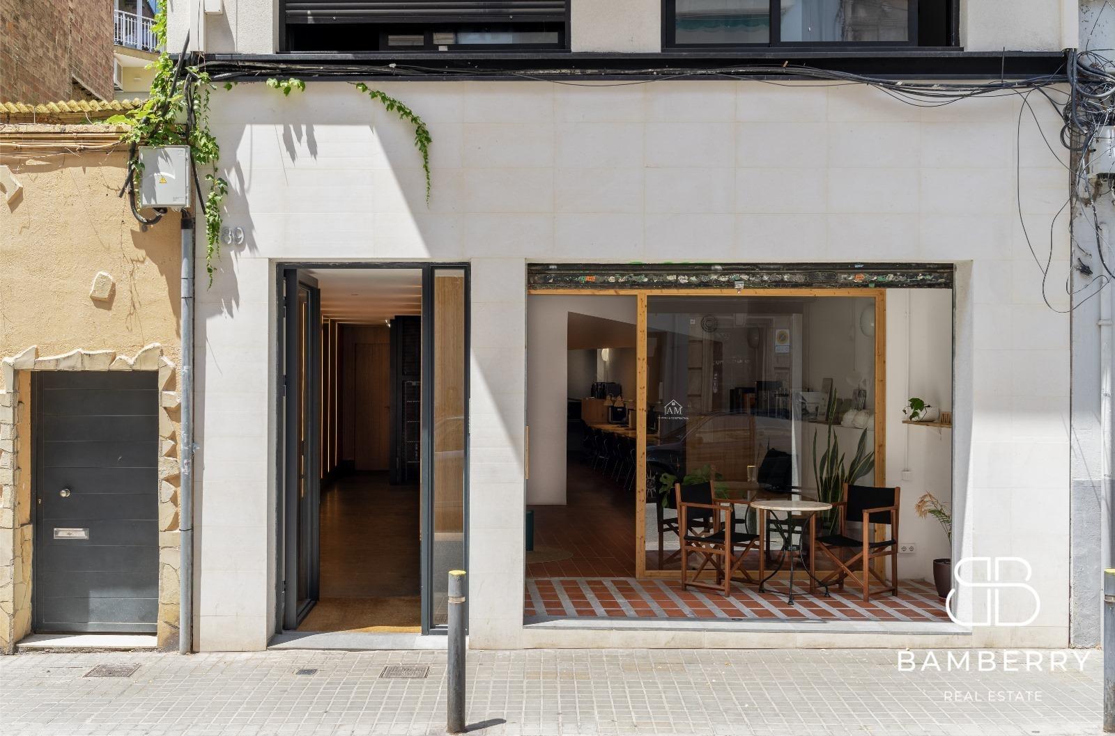 Oficina de diseño reformada en Gràcia-0